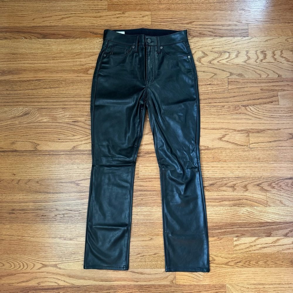 GAP Black Leather Pants